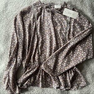 Sienna Sky NWT Floral Top Women’s Size Large